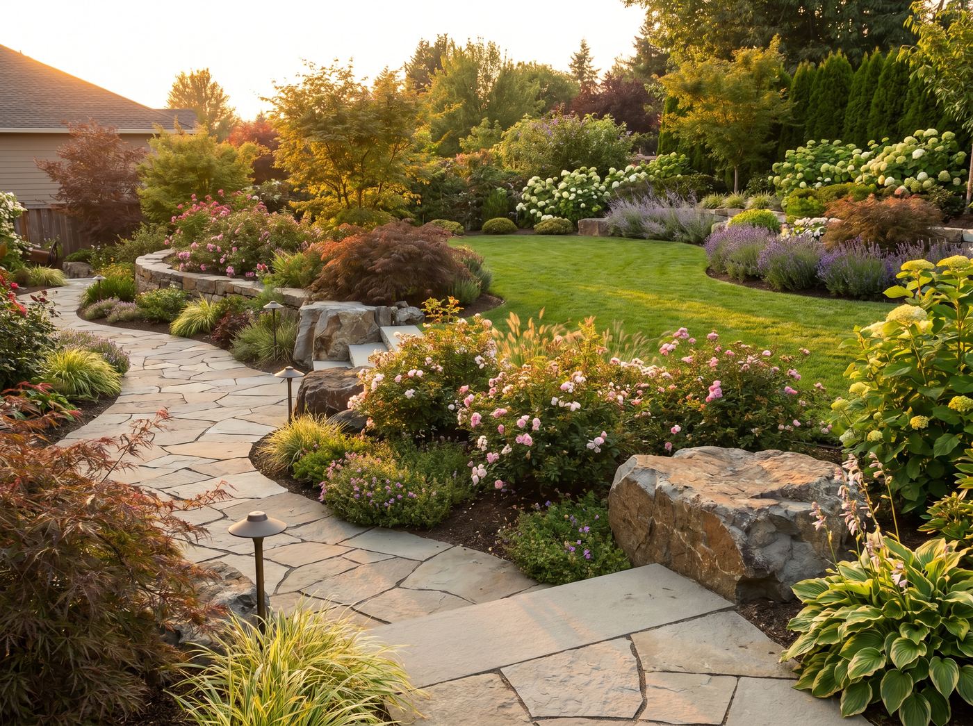 Full landscape design and transformation